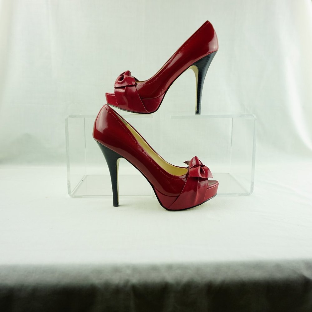Enzo Angiolini Shoes Red Heels Size 5 1/2